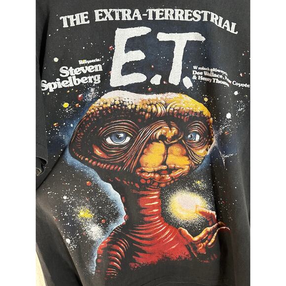 The Extra-Terrestrial E.T. 1982 Vintage Reprint Single Stitch - Picture 2 of 6